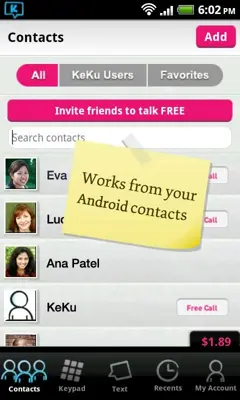 KeKu android App screenshot 2